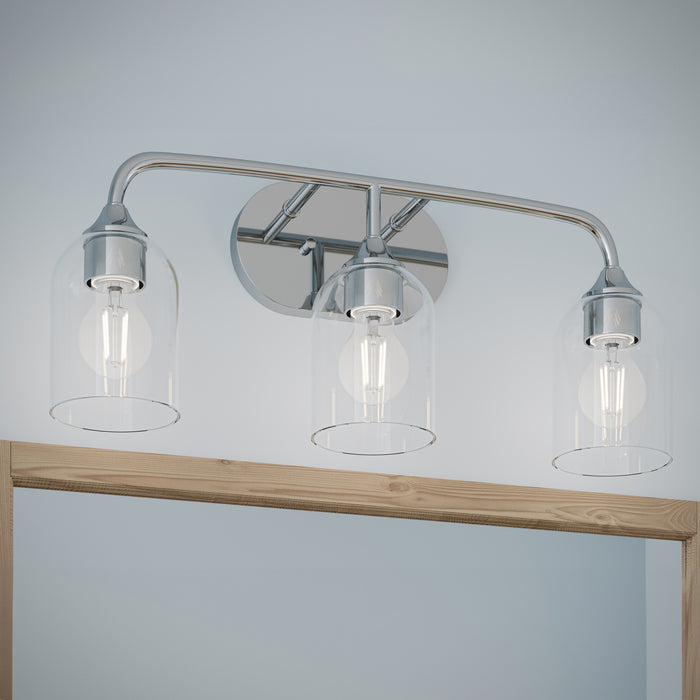 Progress Lighting - P300573-015 - Three Light Bath Vanity - Ilia - Polished Chrome