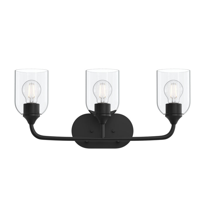 Progress Lighting - P300573-31M - Three Light Bath Vanity - Ilia - Matte Black