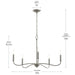Progress Lighting - P400462-009 - Five Light Chandelier - Ilia - Brushed Nickel