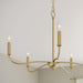 Progress Lighting - P400462-191 - Five Light Chandelier - Ilia - Brushed Gold