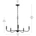 Progress Lighting - P400462-31M - Five Light Chandelier - Ilia - Matte Black