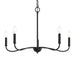 Progress Lighting - P400462-31M - Five Light Chandelier - Ilia - Matte Black