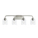 Progress Lighting - P300574-009 - Four Light Bath Vanity - Ilia - Brushed Nickel