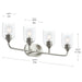 Progress Lighting - P300574-009 - Four Light Bath Vanity - Ilia - Brushed Nickel