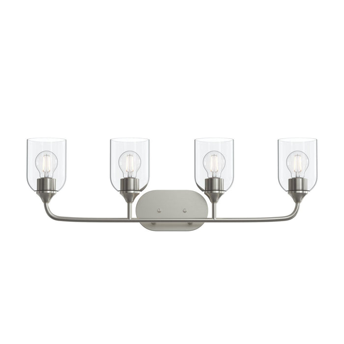 Progress Lighting - P300574-009 - Four Light Bath Vanity - Ilia - Brushed Nickel