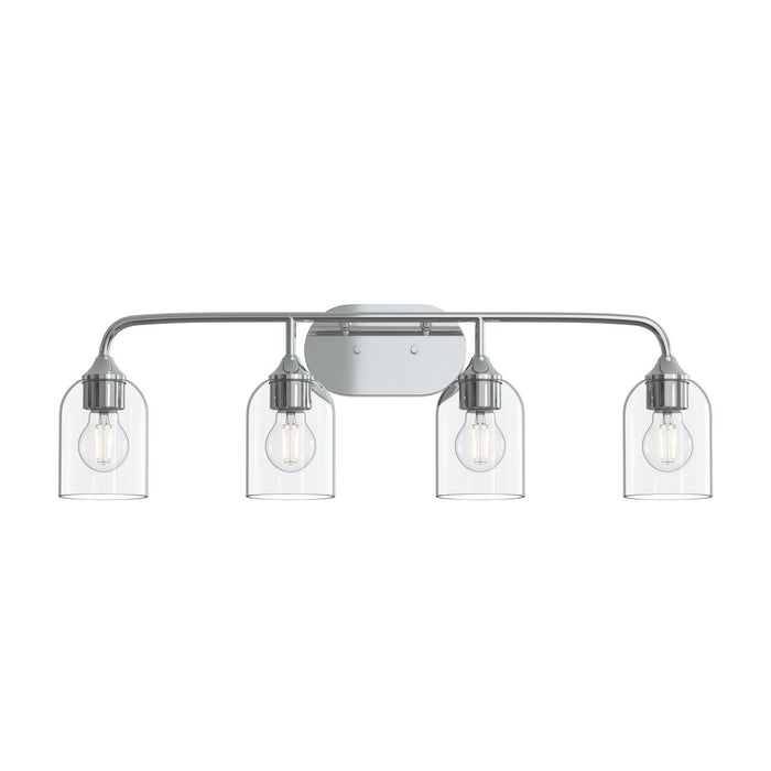 Progress Lighting - P300574-015 - Four Light Bath Vanity - Ilia - Polished Chrome