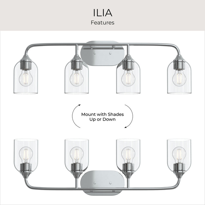 Progress Lighting - P300574-015 - Four Light Bath Vanity - Ilia - Polished Chrome