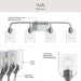 Progress Lighting - P300574-015 - Four Light Bath Vanity - Ilia - Polished Chrome
