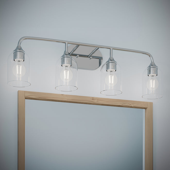 Progress Lighting - P300574-015 - Four Light Bath Vanity - Ilia - Polished Chrome