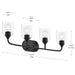 Progress Lighting - P300574-31M - Four Light Bath Vanity - Ilia - Matte Black