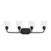 Progress Lighting - P300574-31M - Four Light Bath Vanity - Ilia - Matte Black
