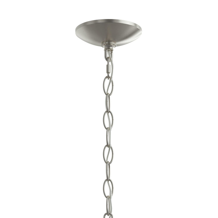 Progress Lighting - P400463-009 - Six Light Chandelier - Ilia - Brushed Nickel