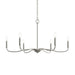 Progress Lighting - P400463-009 - Six Light Chandelier - Ilia - Brushed Nickel