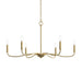 Progress Lighting - P400463-191 - Six Light Chandelier - Ilia - Brushed Gold
