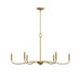Progress Lighting - P400463-191 - Six Light Chandelier - Ilia - Brushed Gold