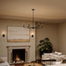Progress Lighting - P400463-31M - Six Light Chandelier - Ilia - Matte Black