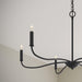 Progress Lighting - P400463-31M - Six Light Chandelier - Ilia - Matte Black