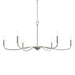 Progress Lighting - P400464-009 - Six Light Chandelier - Ilia - Brushed Nickel