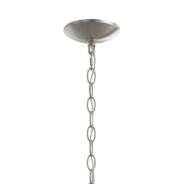 Progress Lighting - P400464-009 - Six Light Chandelier - Ilia - Brushed Nickel