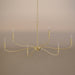 Progress Lighting - P400464-191 - Six Light Chandelier - Ilia - Brushed Gold