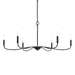 Progress Lighting - P400464-31M - Six Light Chandelier - Ilia - Matte Black