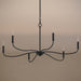Progress Lighting - P400464-31M - Six Light Chandelier - Ilia - Matte Black