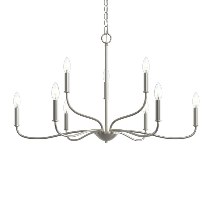 Progress Lighting - P400465-009 - Nine Light Chandelier - Ilia - Brushed Nickel