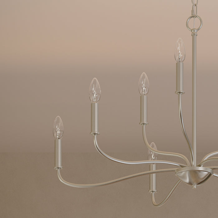 Progress Lighting - P400465-009 - Nine Light Chandelier - Ilia - Brushed Nickel