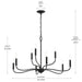 Progress Lighting - P400465-31M - Nine Light Chandelier - Ilia - Matte Black