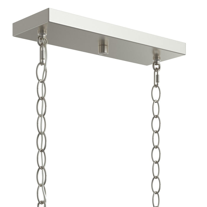 Progress Lighting - P400466-009 - Six Light Linear Chandelier - Ilia - Brushed Nickel