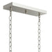 Progress Lighting - P400466-009 - Six Light Linear Chandelier - Ilia - Brushed Nickel