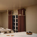 Progress Lighting - P400466-191 - Six Light Linear Chandelier - Ilia - Brushed Gold