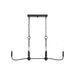 Progress Lighting - P400466-31M - Six Light Linear Chandelier - Ilia - Matte Black
