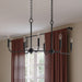 Progress Lighting - P400466-31M - Six Light Linear Chandelier - Ilia - Matte Black