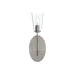 Progress Lighting - P710154-009 - One Light Wall Sconce - Jheni - Brushed Nickel