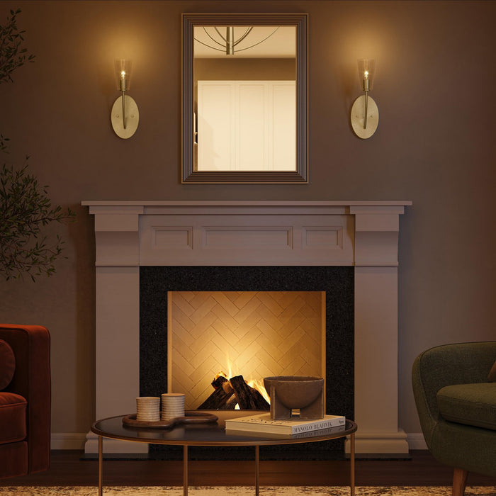 Progress Lighting - P710154-191 - One Light Wall Sconce - Jheni - Brushed Gold