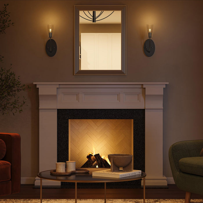 Progress Lighting - P710154-31M - One Light Wall Sconce - Jheni - Matte Black