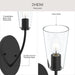 Progress Lighting - P710154-31M - One Light Wall Sconce - Jheni - Matte Black