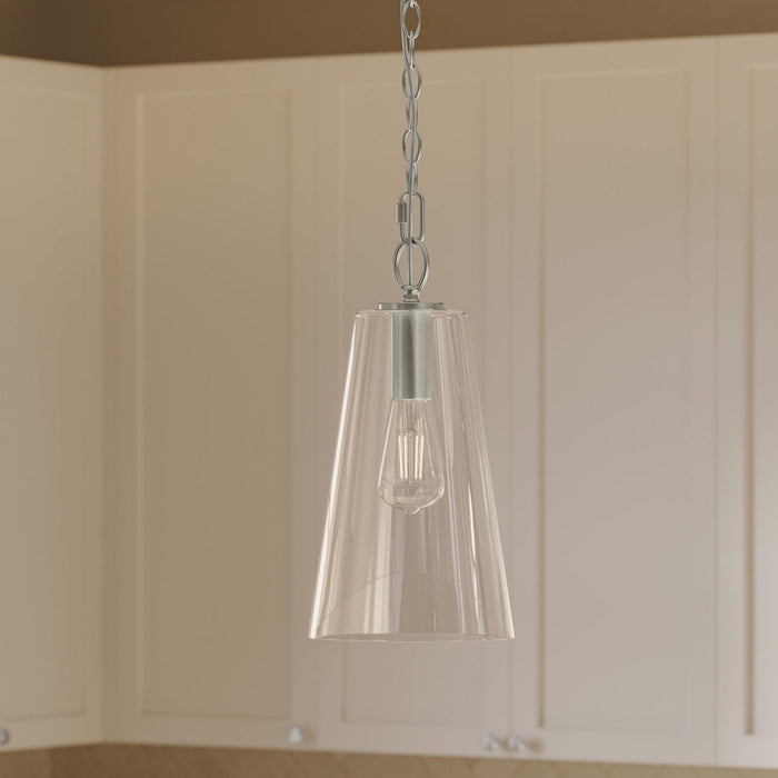 Progress Lighting - P500511-009 - One Light Pendant - Jheni - Brushed Nickel