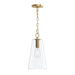 Progress Lighting - P500511-191 - One Light Pendant - Jheni - Brushed Gold
