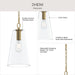 Progress Lighting - P500511-191 - One Light Pendant - Jheni - Brushed Gold