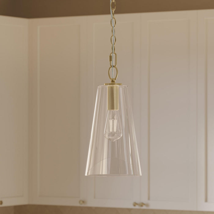 Progress Lighting - P500511-191 - One Light Pendant - Jheni - Brushed Gold