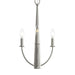 Progress Lighting - P400457-009 - Three Light Chandelier - Jheni - Brushed Nickel