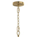 Progress Lighting - P400457-191 - Three Light Chandelier - Jheni - Brushed Gold