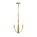 Progress Lighting - P400457-191 - Three Light Chandelier - Jheni - Brushed Gold
