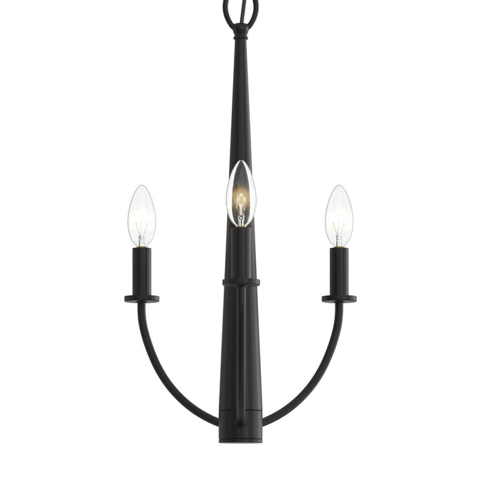 Progress Lighting - P400457-31M - Three Light Chandelier - Jheni - Matte Black