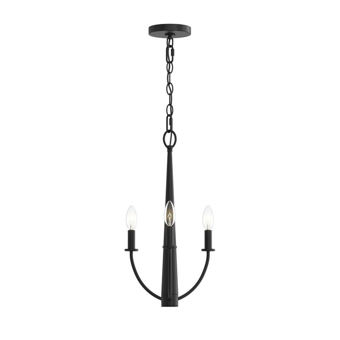 Progress Lighting - P400457-31M - Three Light Chandelier - Jheni - Matte Black