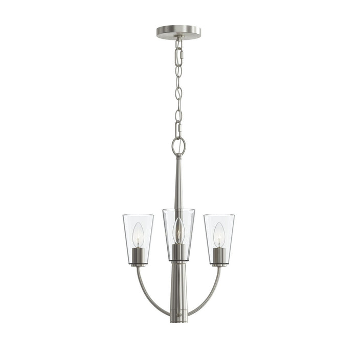Progress Lighting - P400452-009 - Three Light Chandelier - Jheni - Brushed Nickel