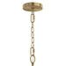 Progress Lighting - P400452-191 - Three Light Chandelier - Jheni - Brushed Gold