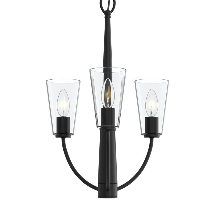 Progress Lighting - P400452-31M - Three Light Chandelier - Jheni - Matte Black